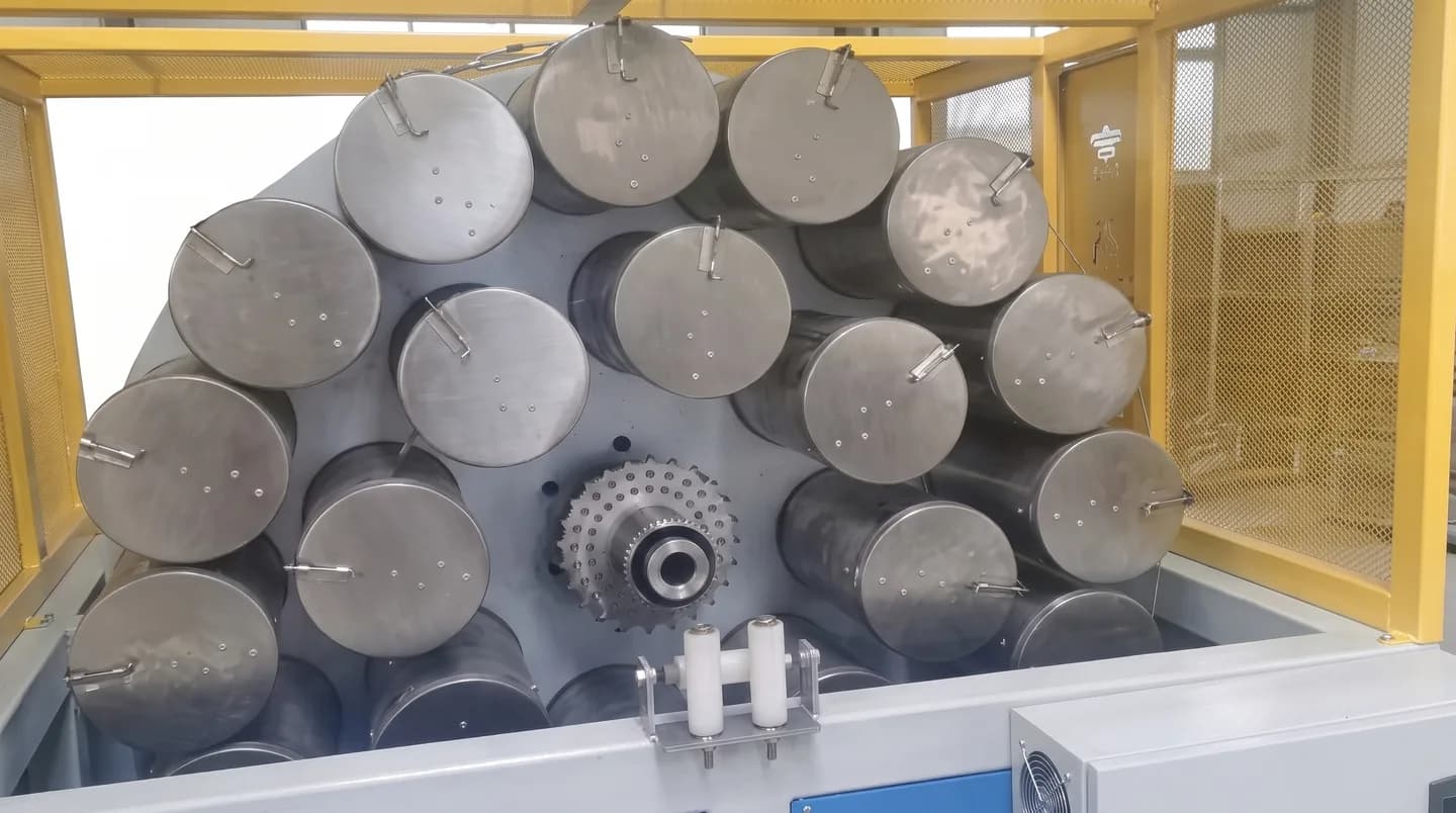 Industrial hose production winding equipment