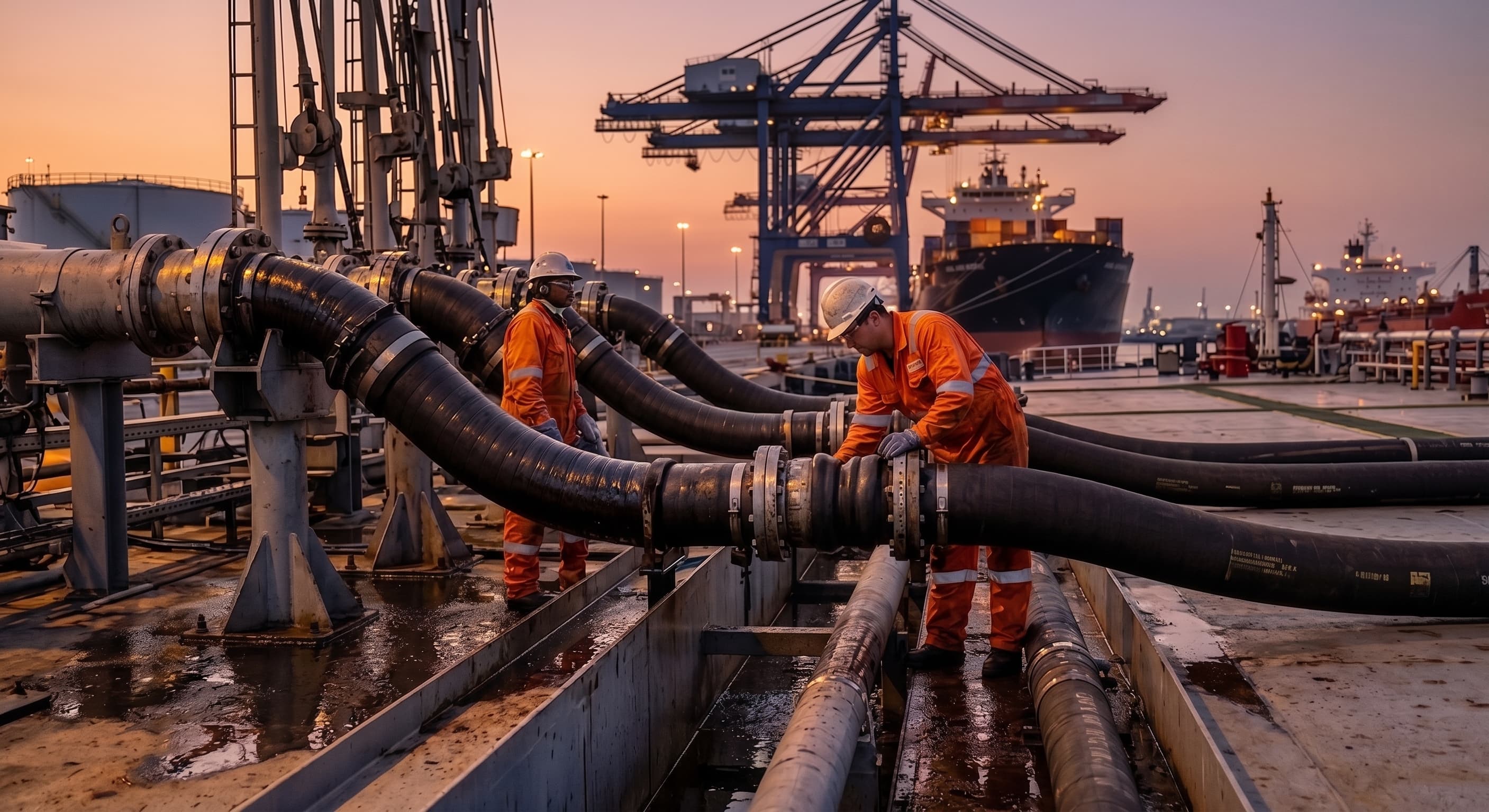 Hose application in the oil and gas industry