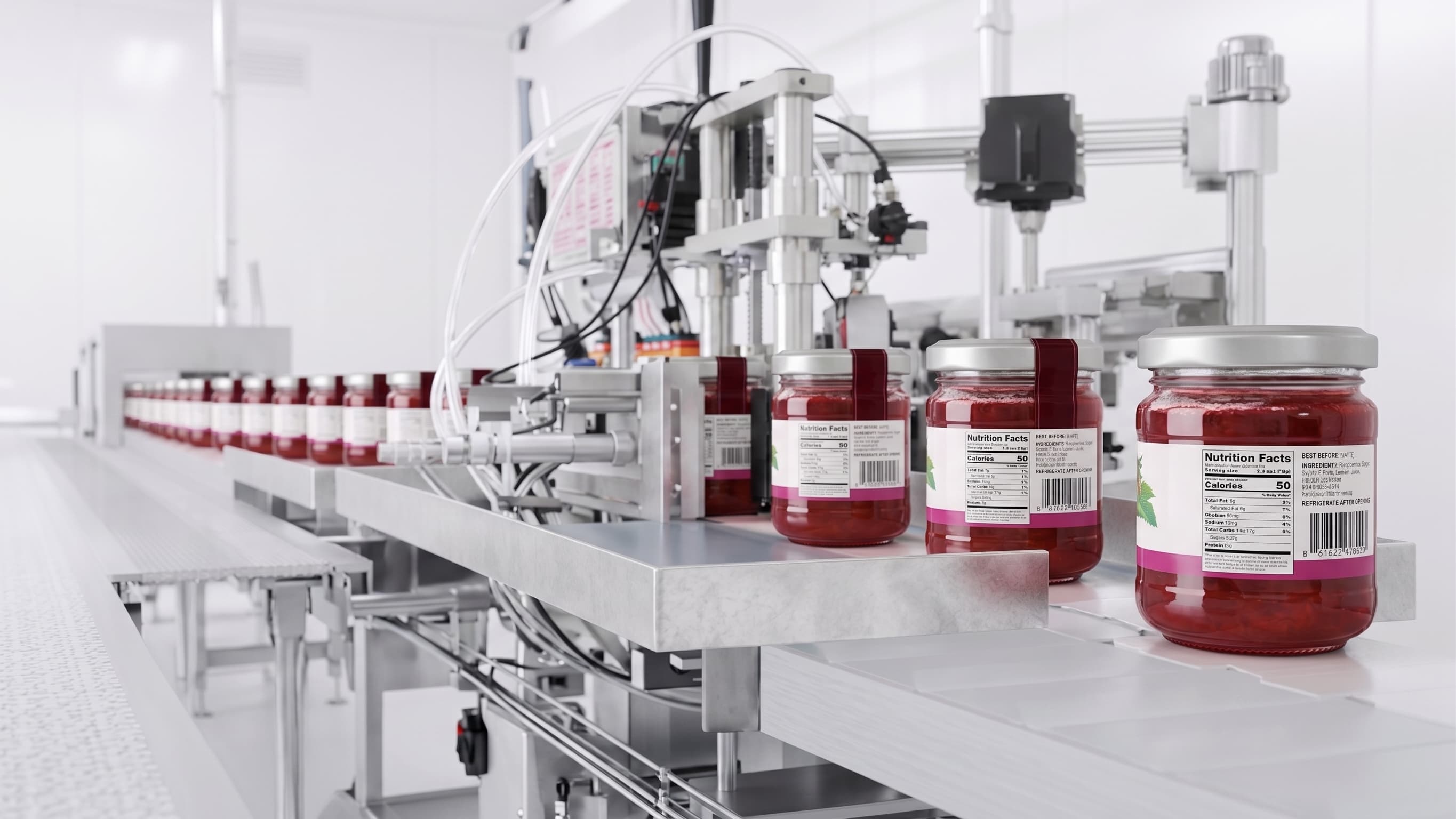 Hose application in food and beverage handling