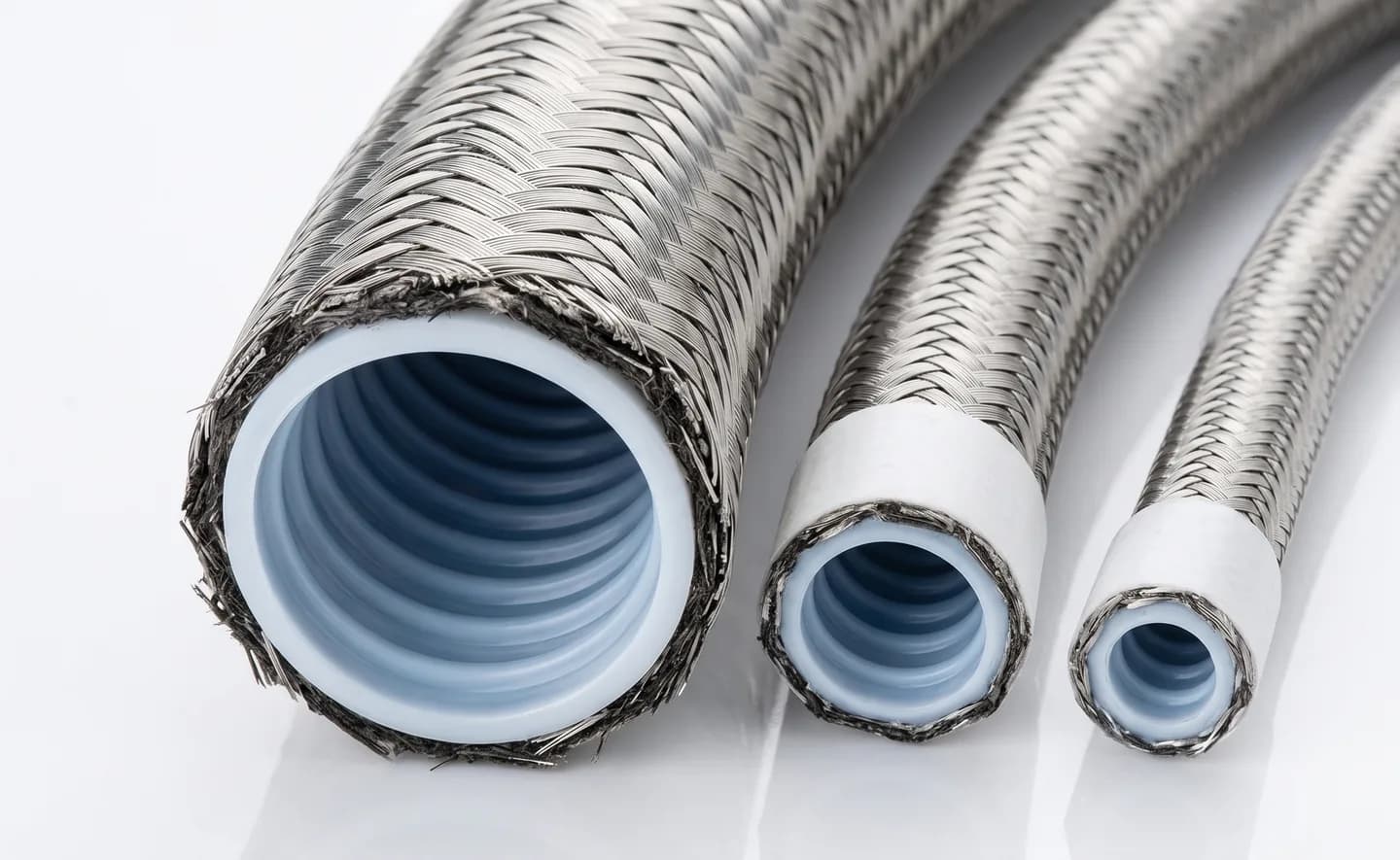 PTFE Corrugated Braided Hose product image 1