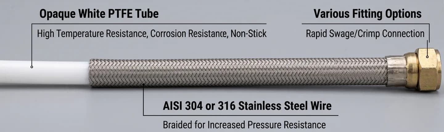 PTFE Braided Hose product image 1